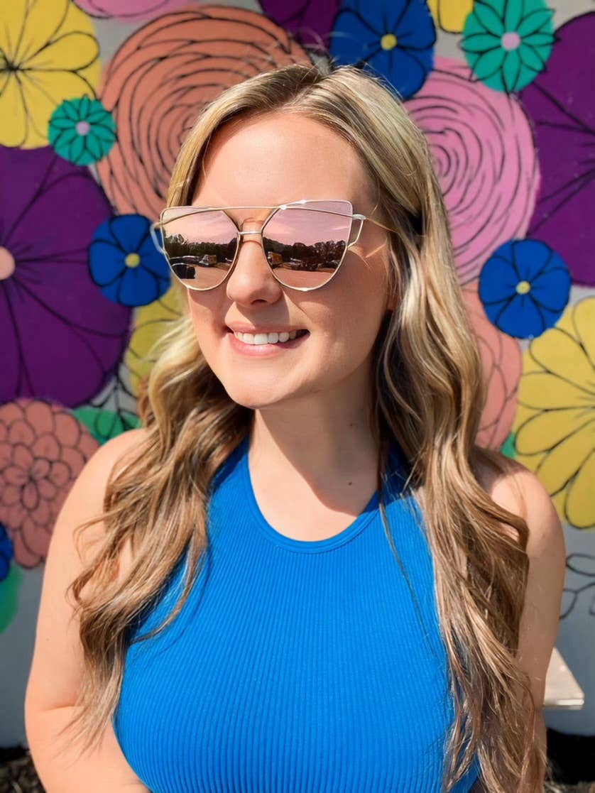 Mirrored Metal Sunnies