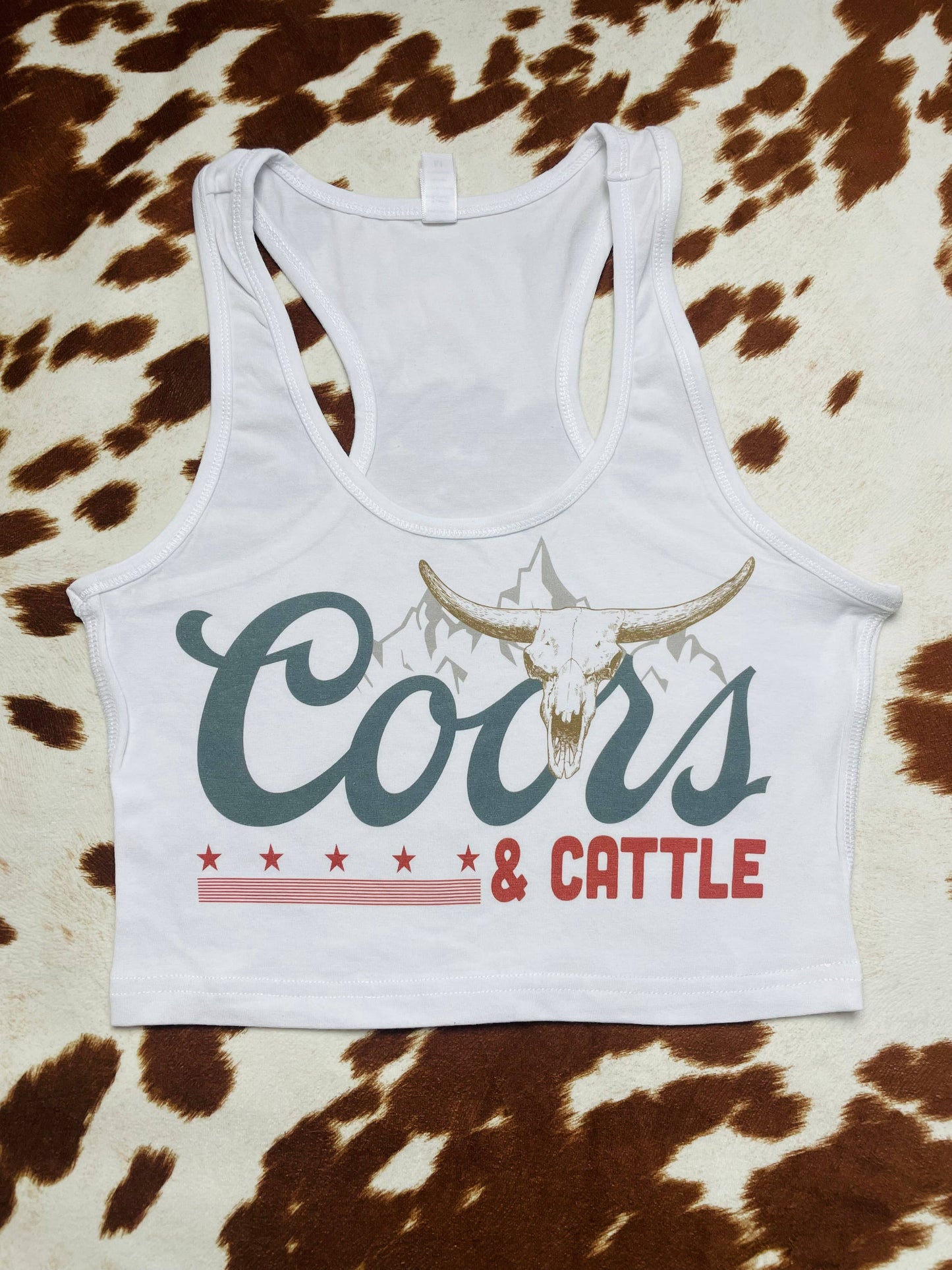 Beer Cropped Tank Top