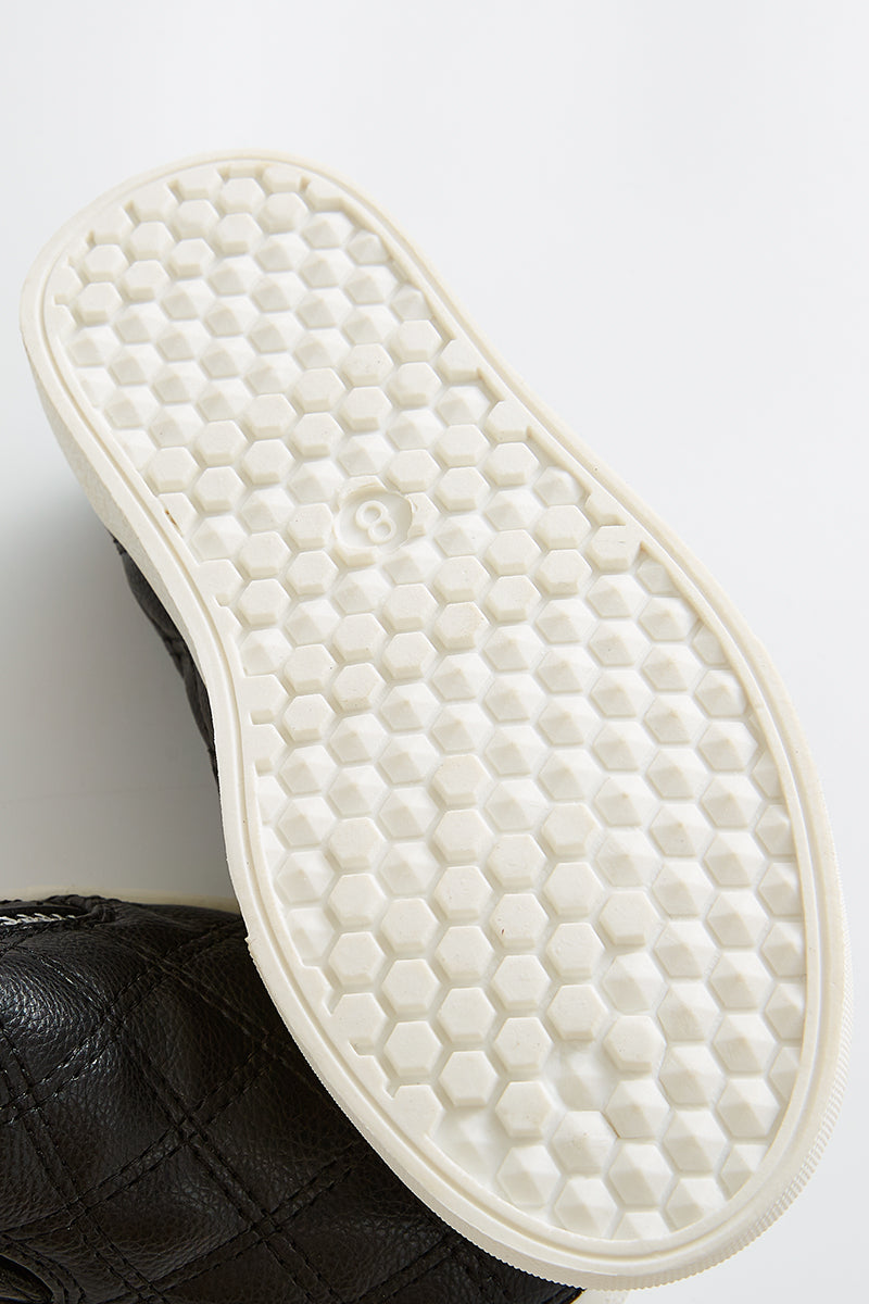 Black loafer zip sneaker