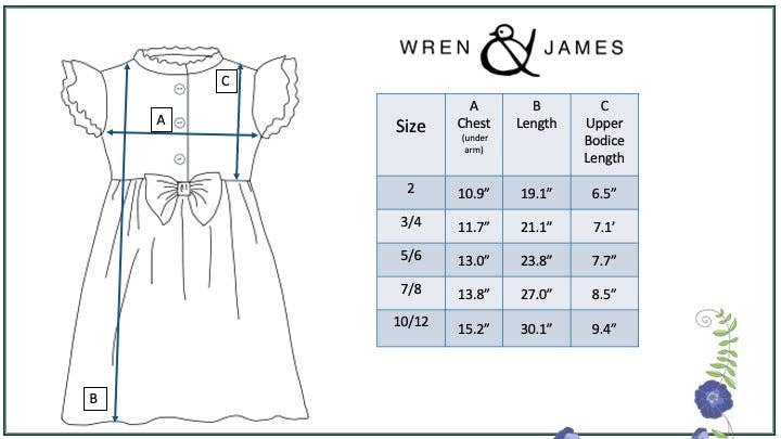 Kids Blush Ruffle Sleeve Button Bow Dress