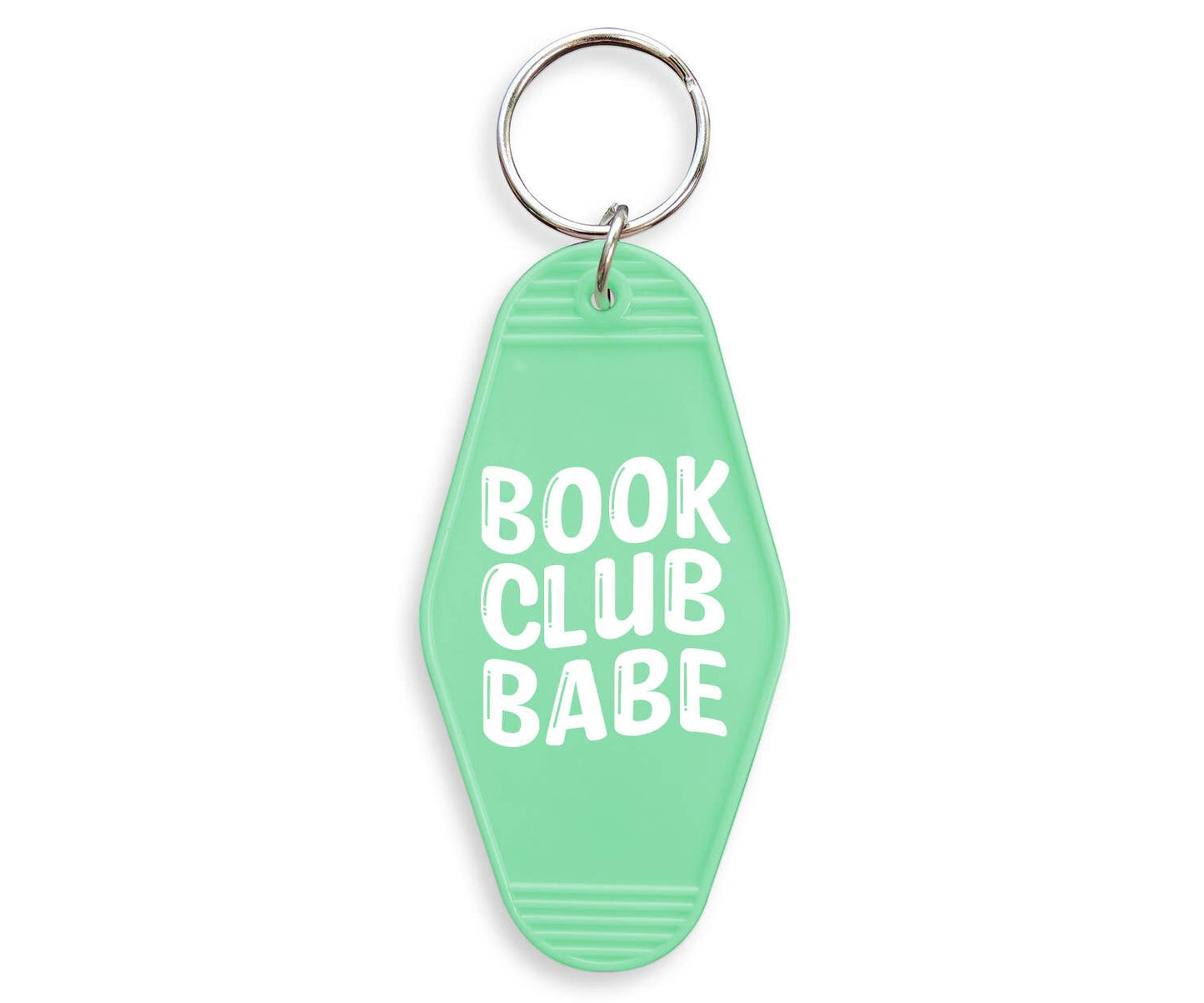 Book Club Babe Motel Keychain