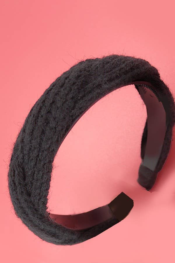 WARM KNITTED TWIST HEADBAND HAIR BAND |