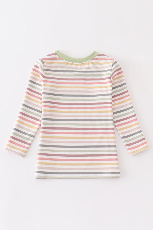Stripe pocket boy top