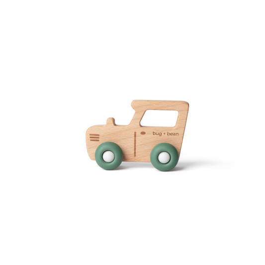 Wooden Toy Tractor | Wheelies Collection