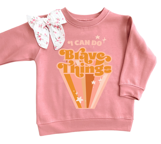Brave Things | Infant and Kids Girls Sweatshirt