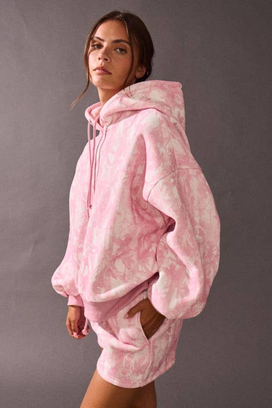 Woodland Hoodie And Shorts Set