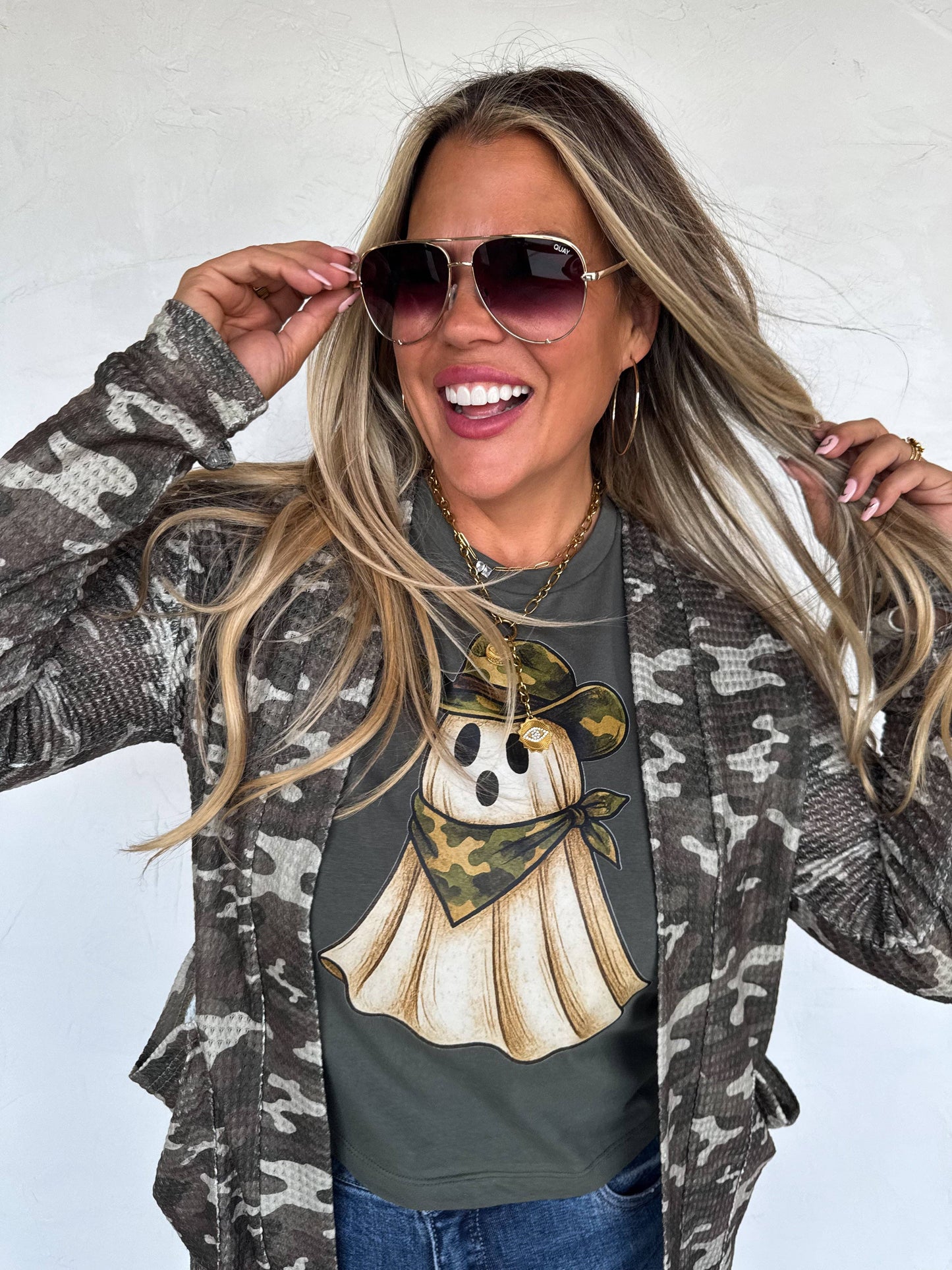 CAMO & CHEETAH PRINT LOLA CARDIGAN