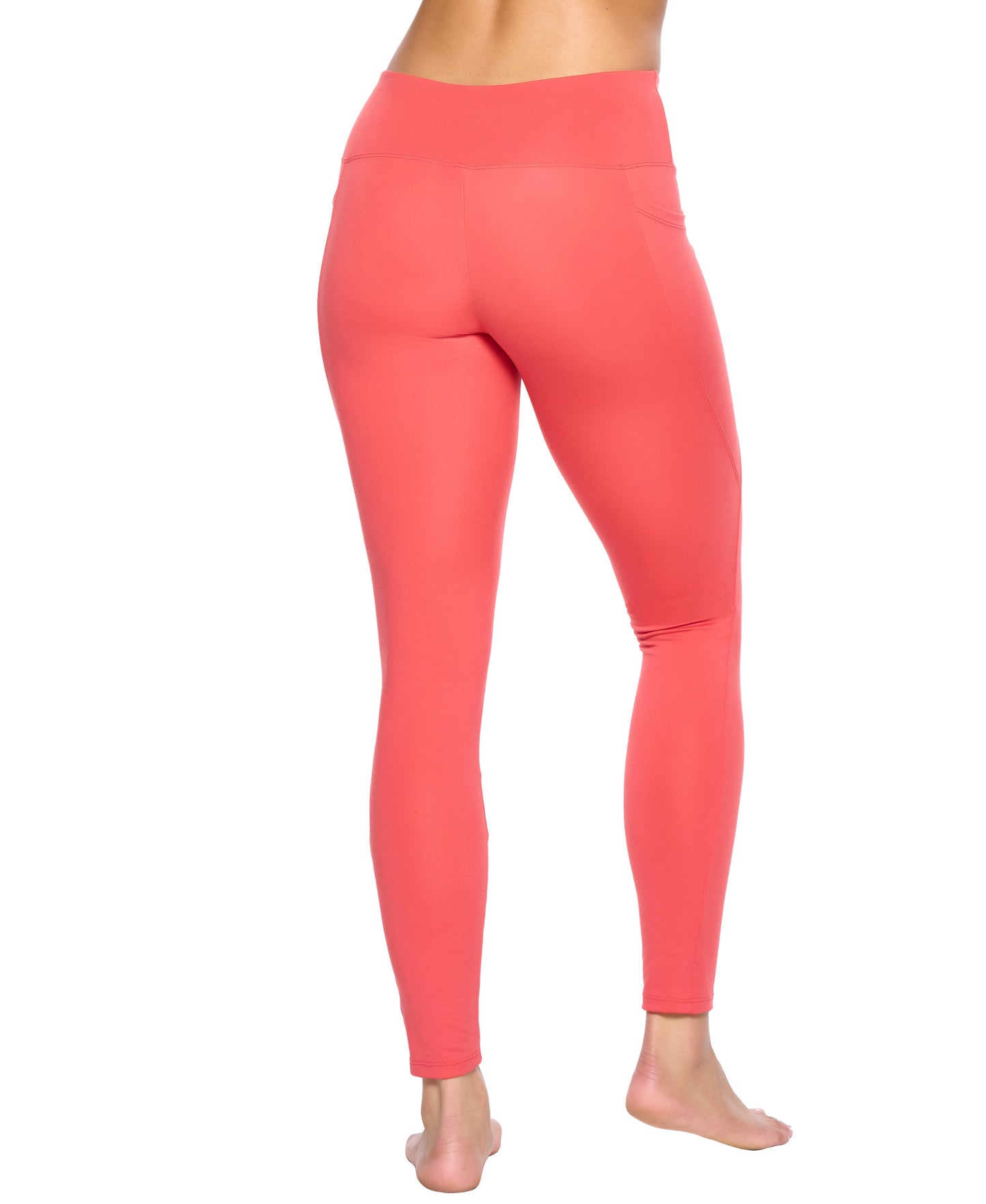 Athletic Pocket Leggings - Cayenne