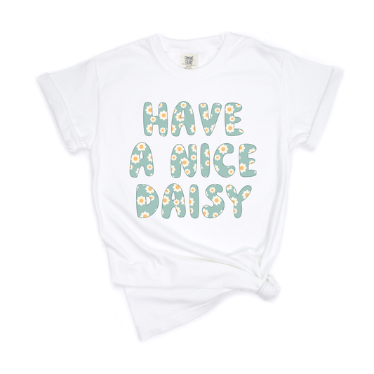 Nice Daisy | Girls Comfort Colors Tee