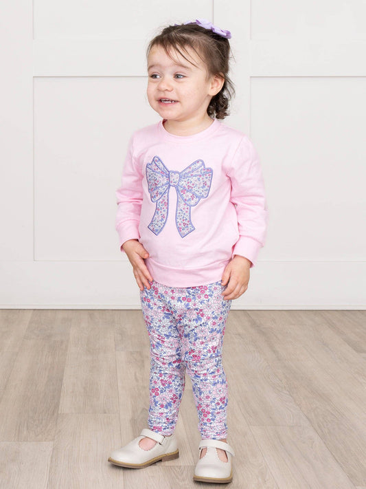 Delicate Flower Bow Outfit