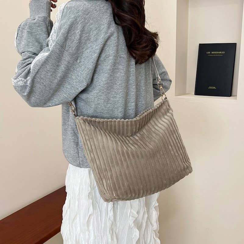 Corduroy AZTEC Guitar Shoulder Strap Tote Bag |