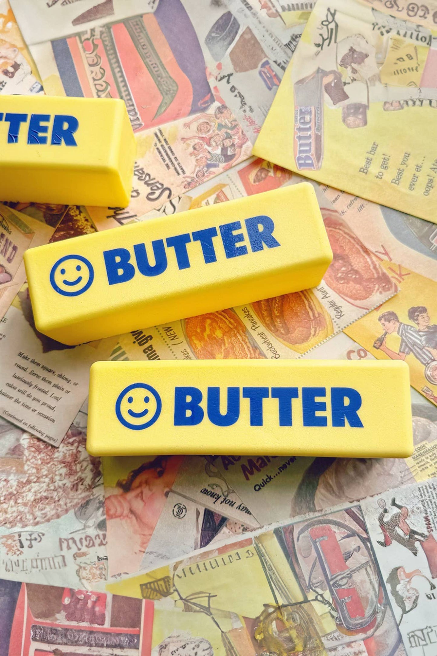 LDC 1PC PU Butter Sticker Relieve Pressure Squishy Toy