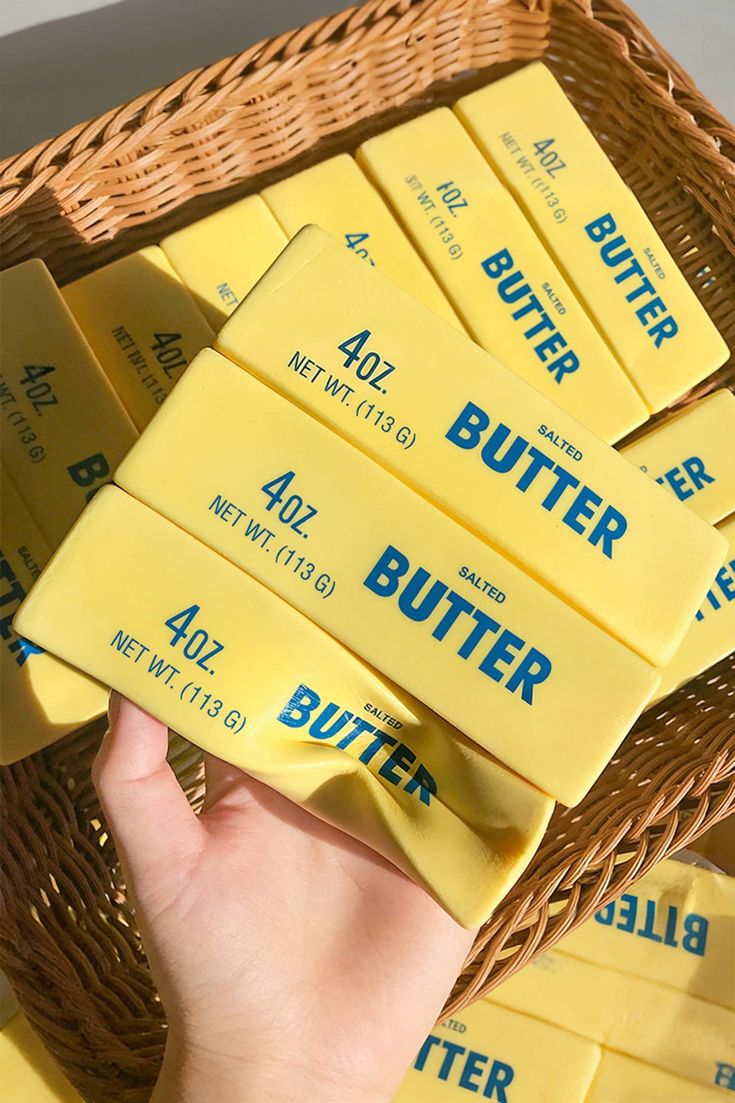 LDC 1PC PU Butter Sticker Relieve Pressure Squishy Toy