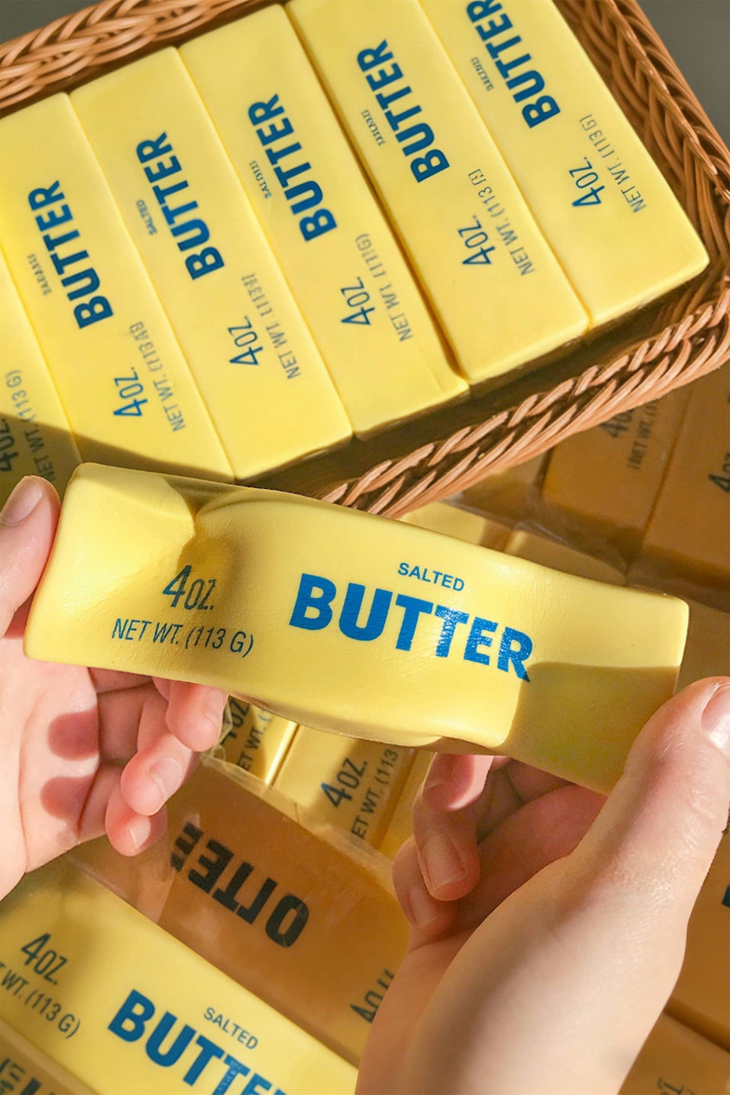 LDC 1PC PU Butter Sticker Relieve Pressure Squishy Toy