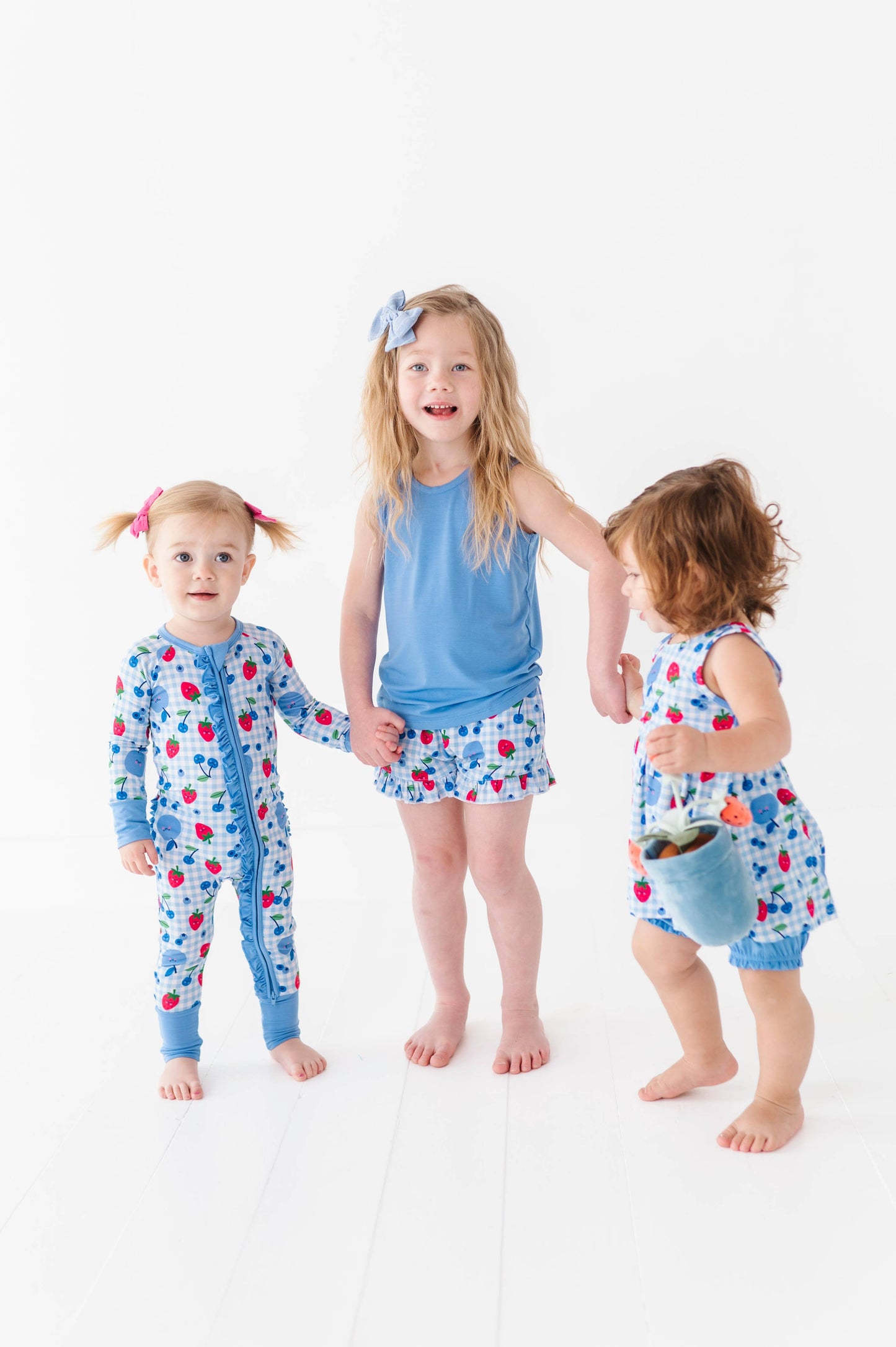 Berry Convertible Footies with Ruffle
