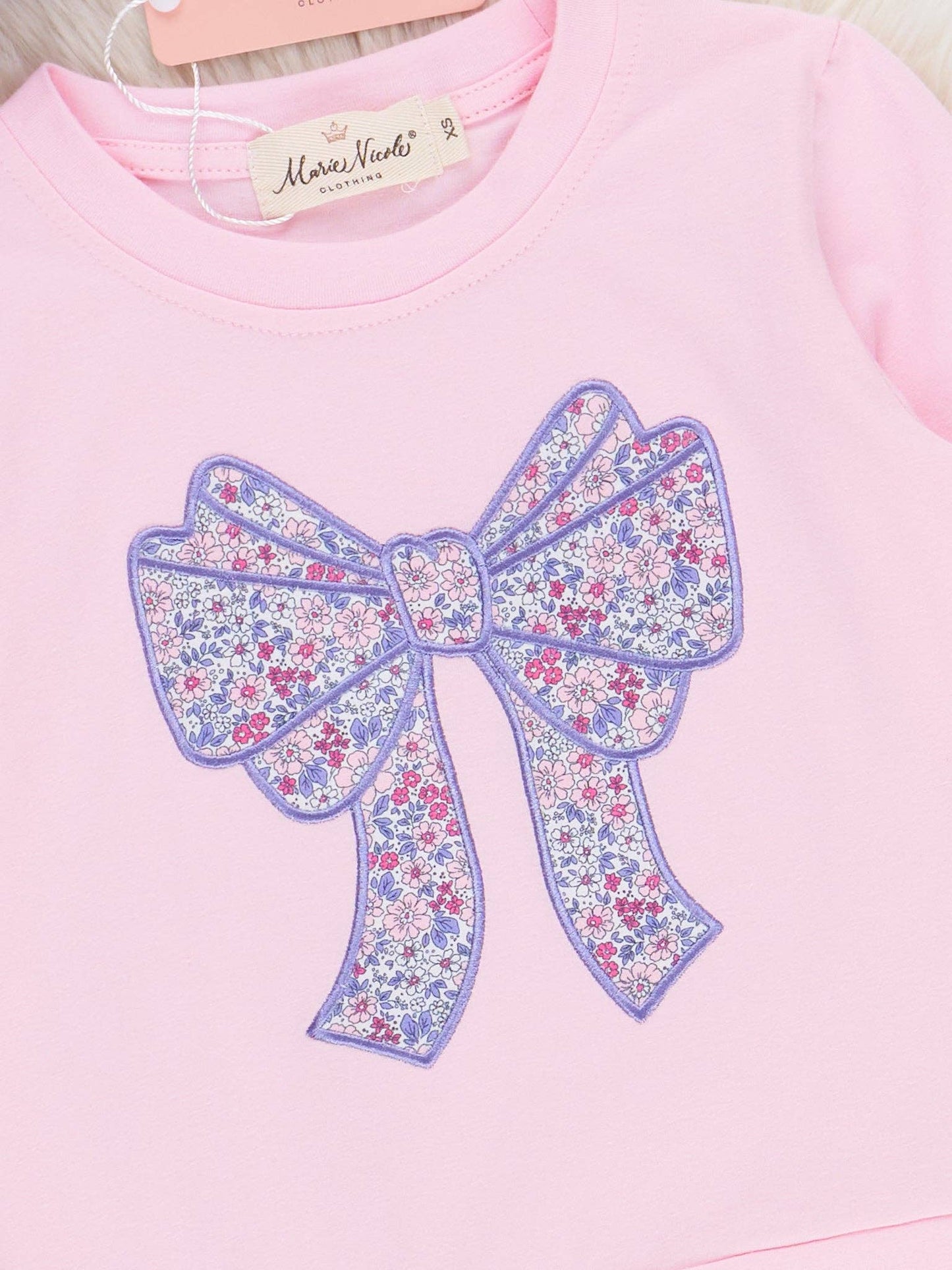 Delicate Flower Bow Outfit