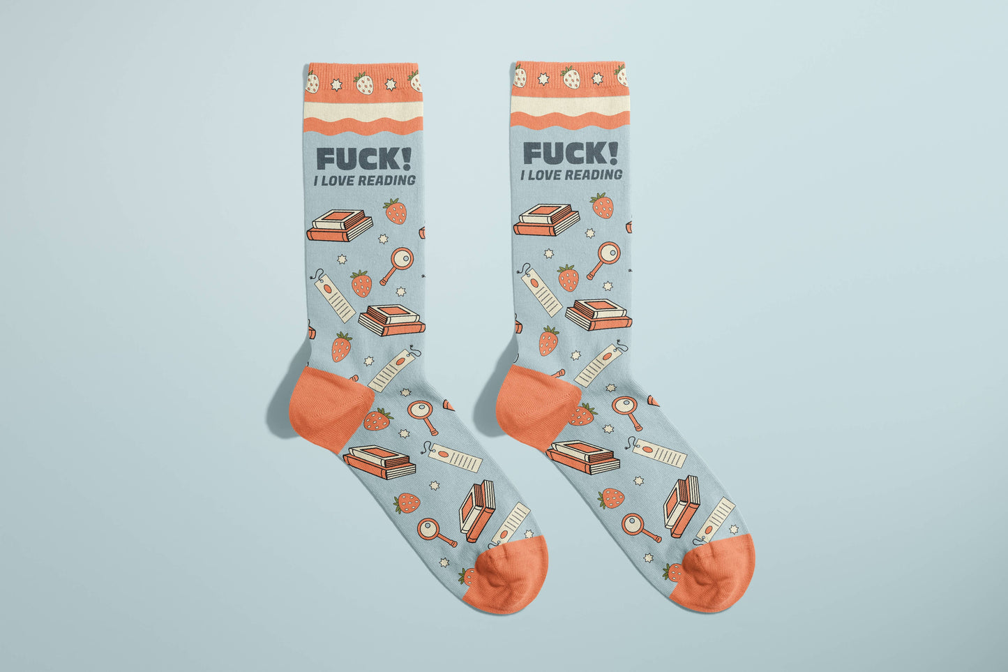 Fuck! I Love Reading Socks (book lovers