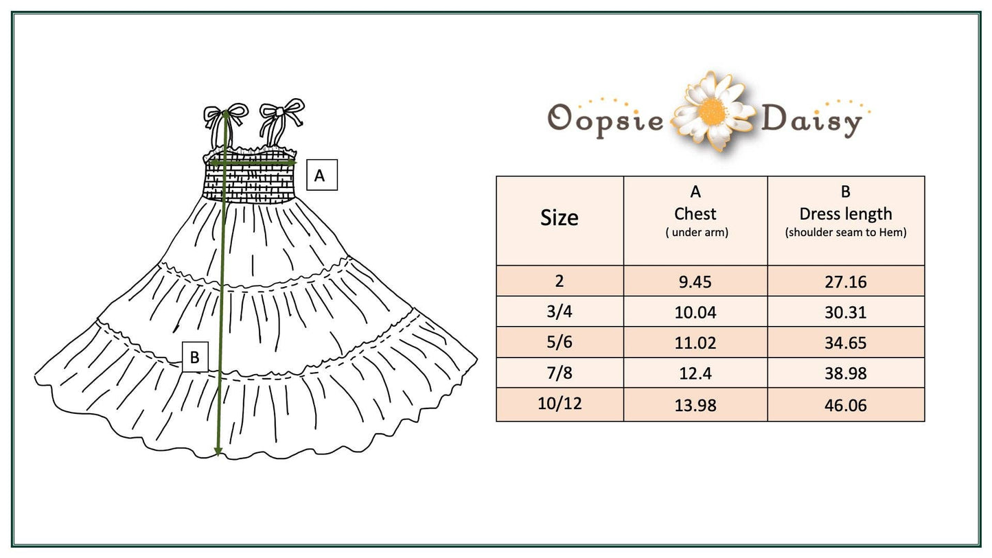 Girls Leilani Apricot Tiered Summer Maxi Dress