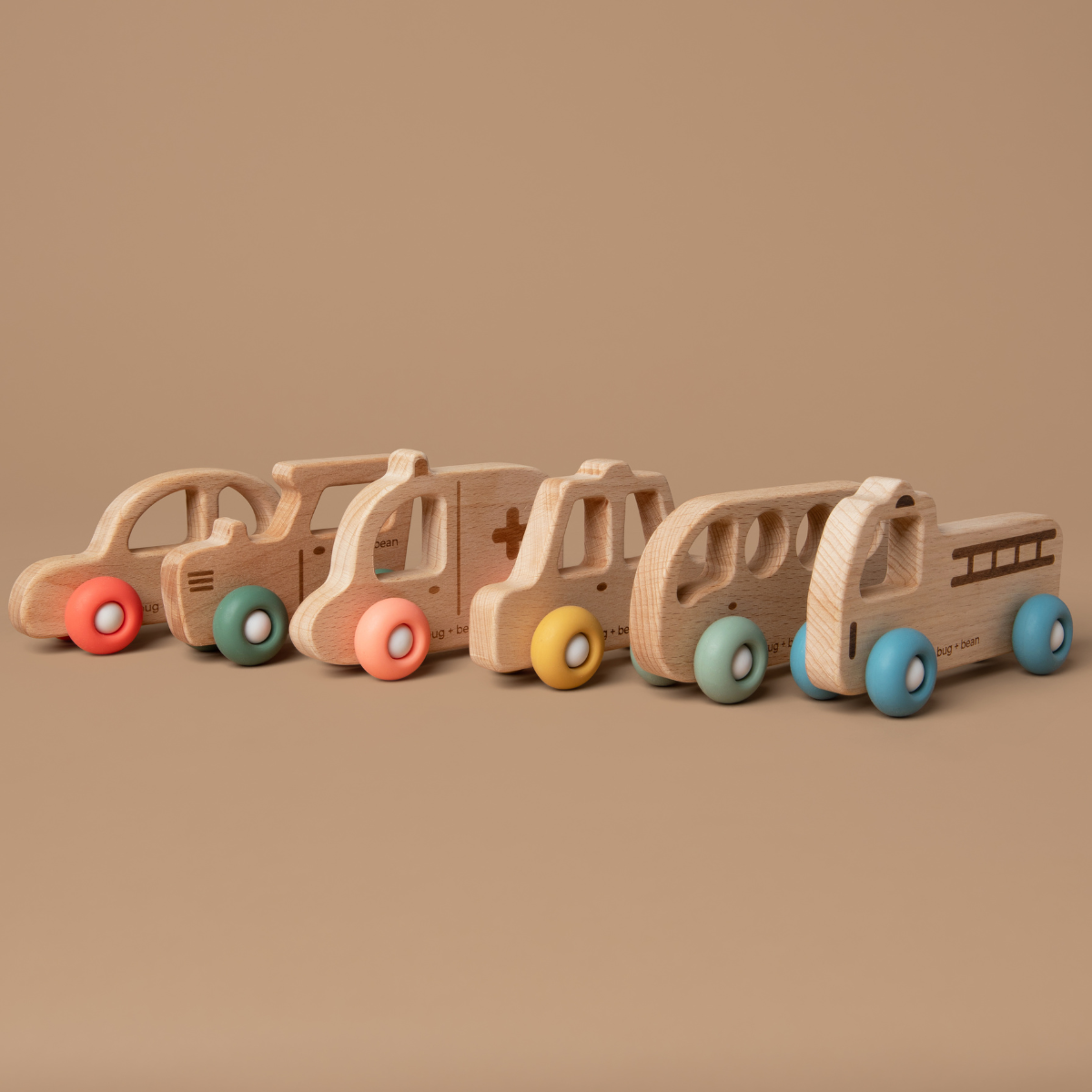Wooden Car Toy | Wheelies Collection