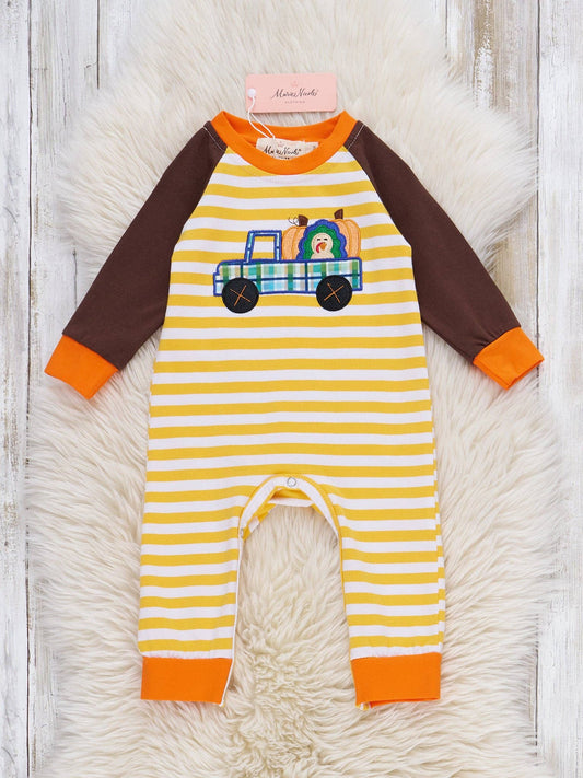 Fall Fest Express Embroidered Romper