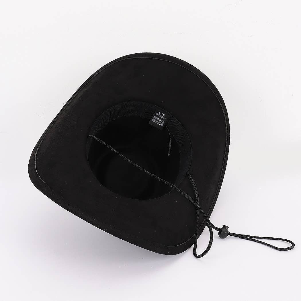 Faux Wool Cowboy Hat