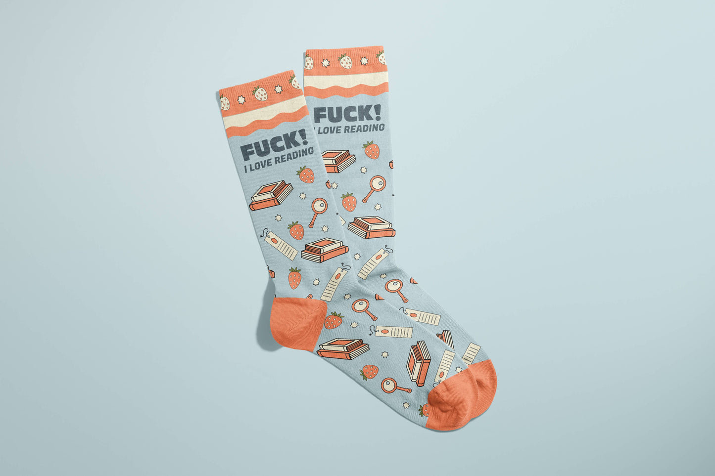 Fuck! I Love Reading Socks (book lovers