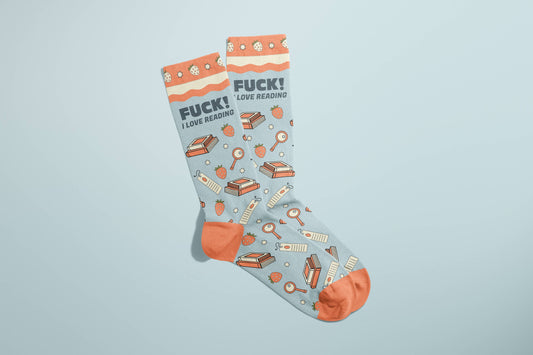 Fuck! I Love Reading Socks (book lovers