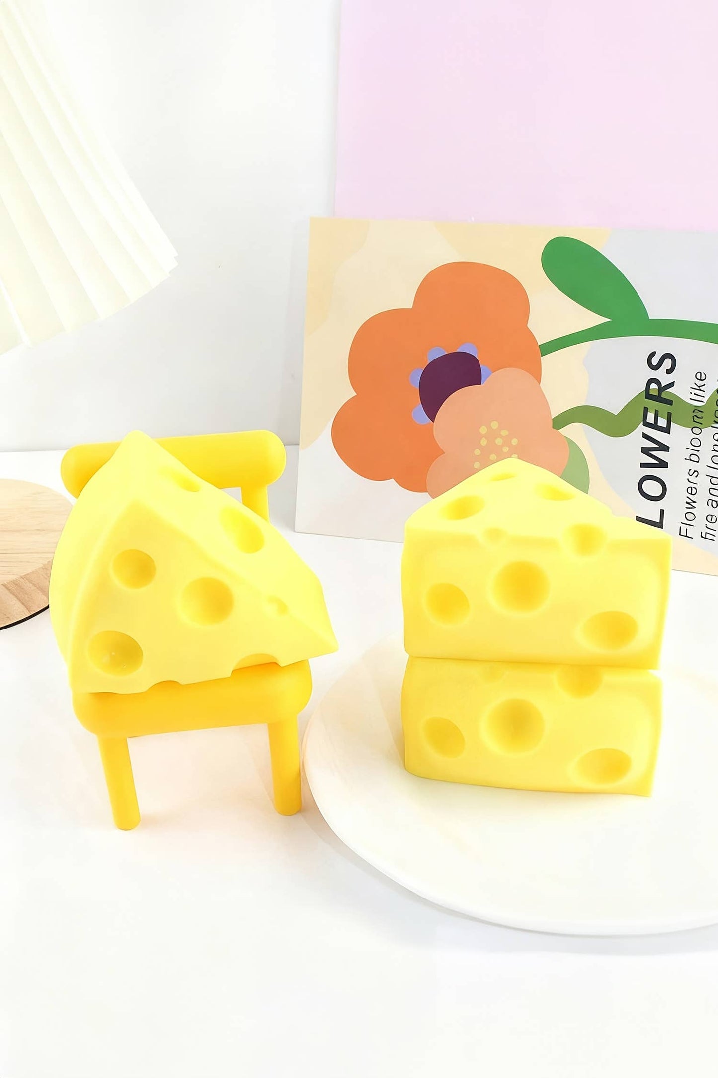 LDC Cheese Relieve Pressure Squishy Toy
