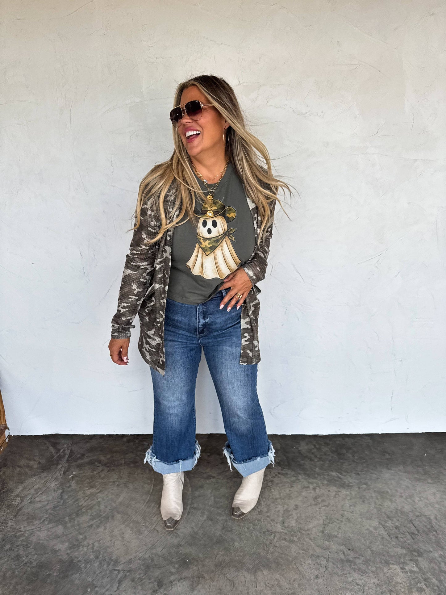 CAMO & CHEETAH PRINT LOLA CARDIGAN