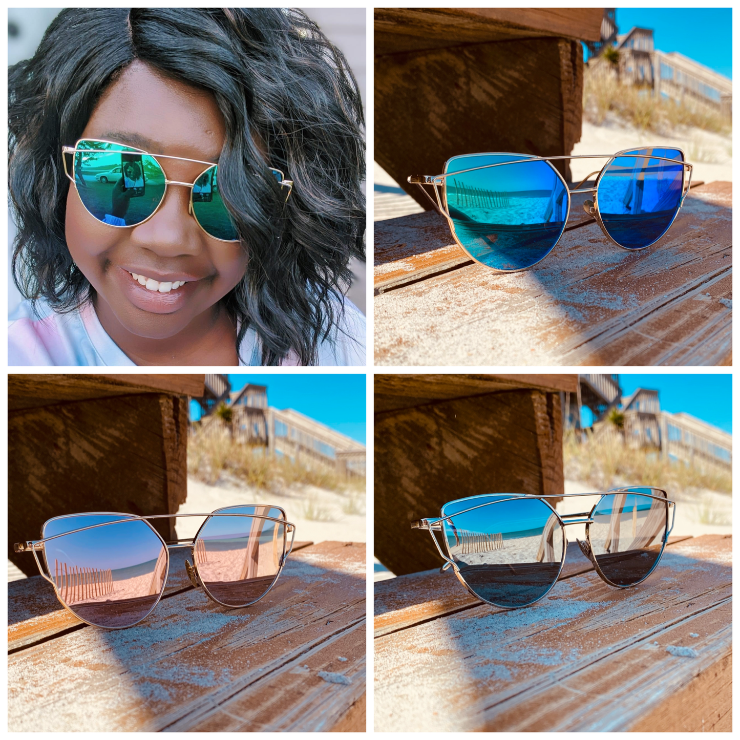 Mirrored Metal Sunnies