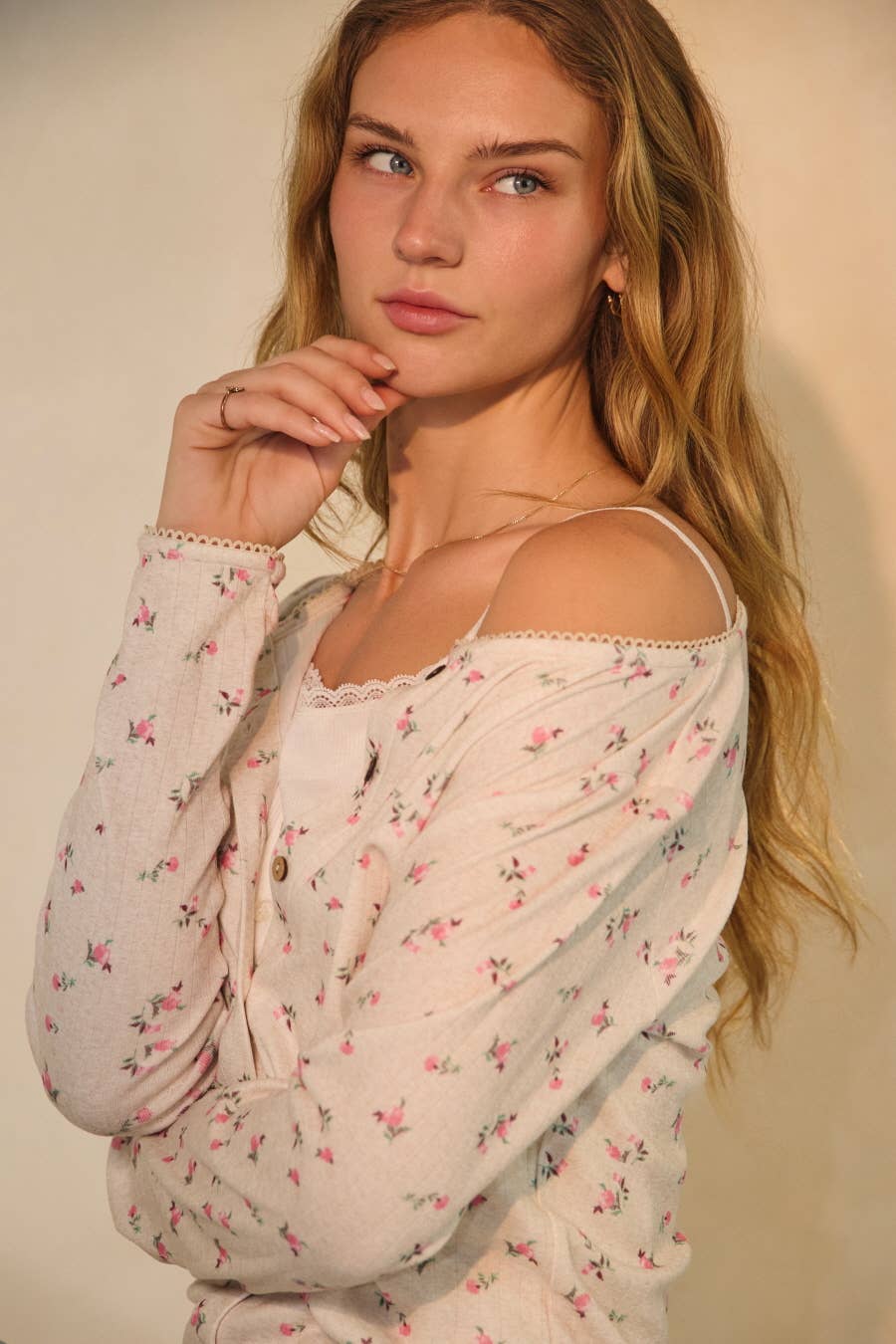 Button-front Cardigan