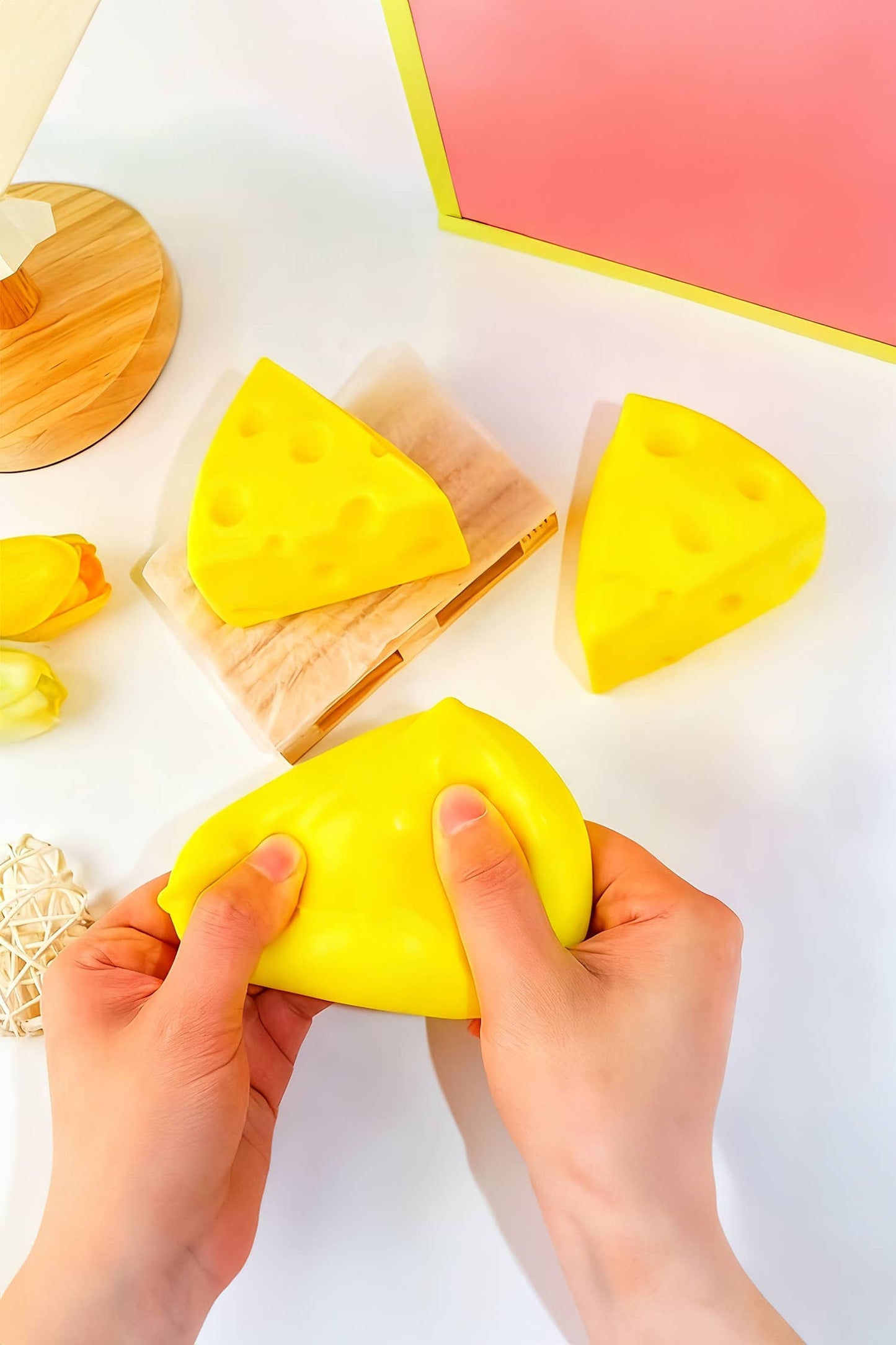 LDC Cheese Relieve Pressure Squishy Toy