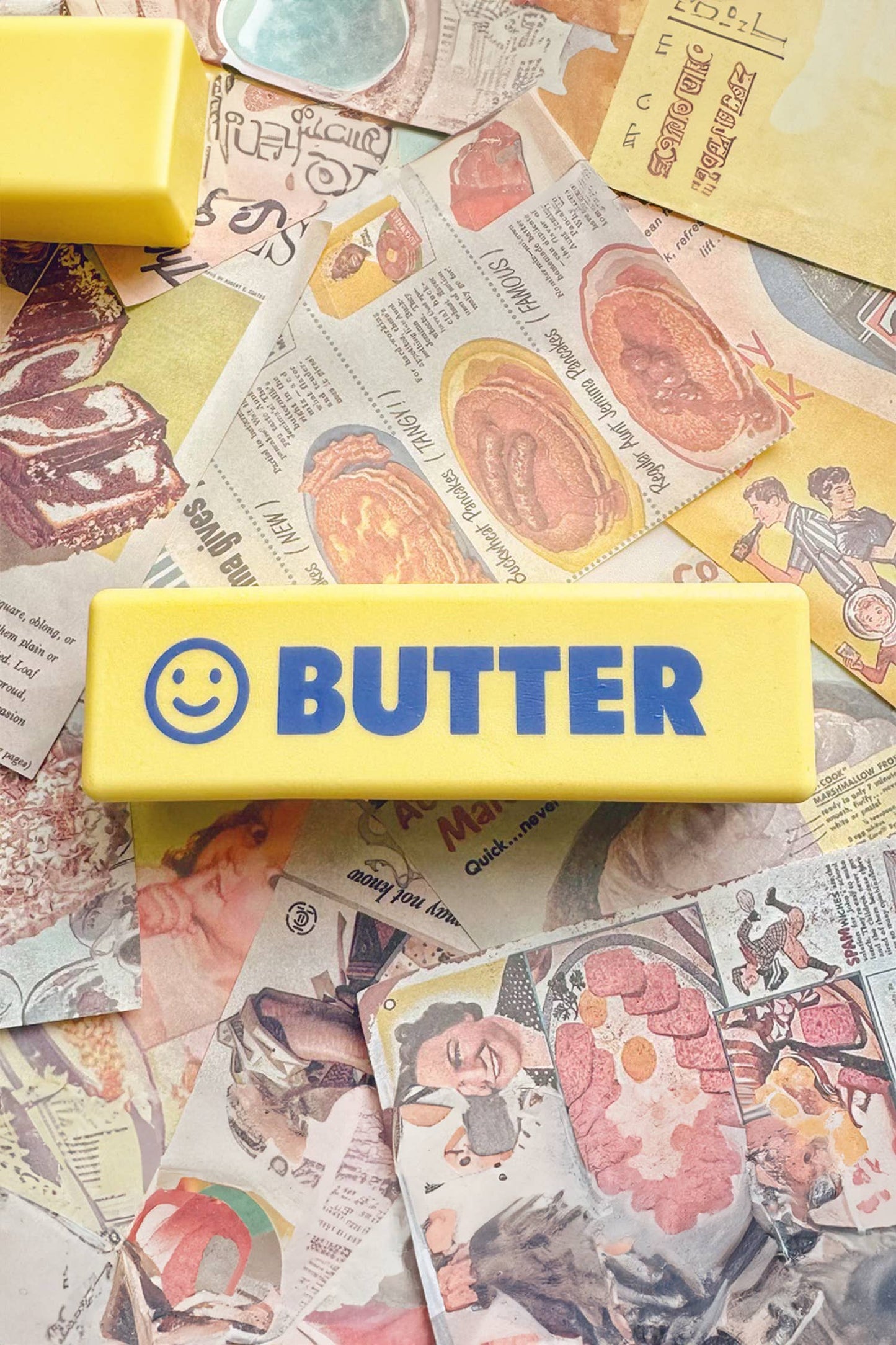 LDC 1PC PU Butter Sticker Relieve Pressure Squishy Toy