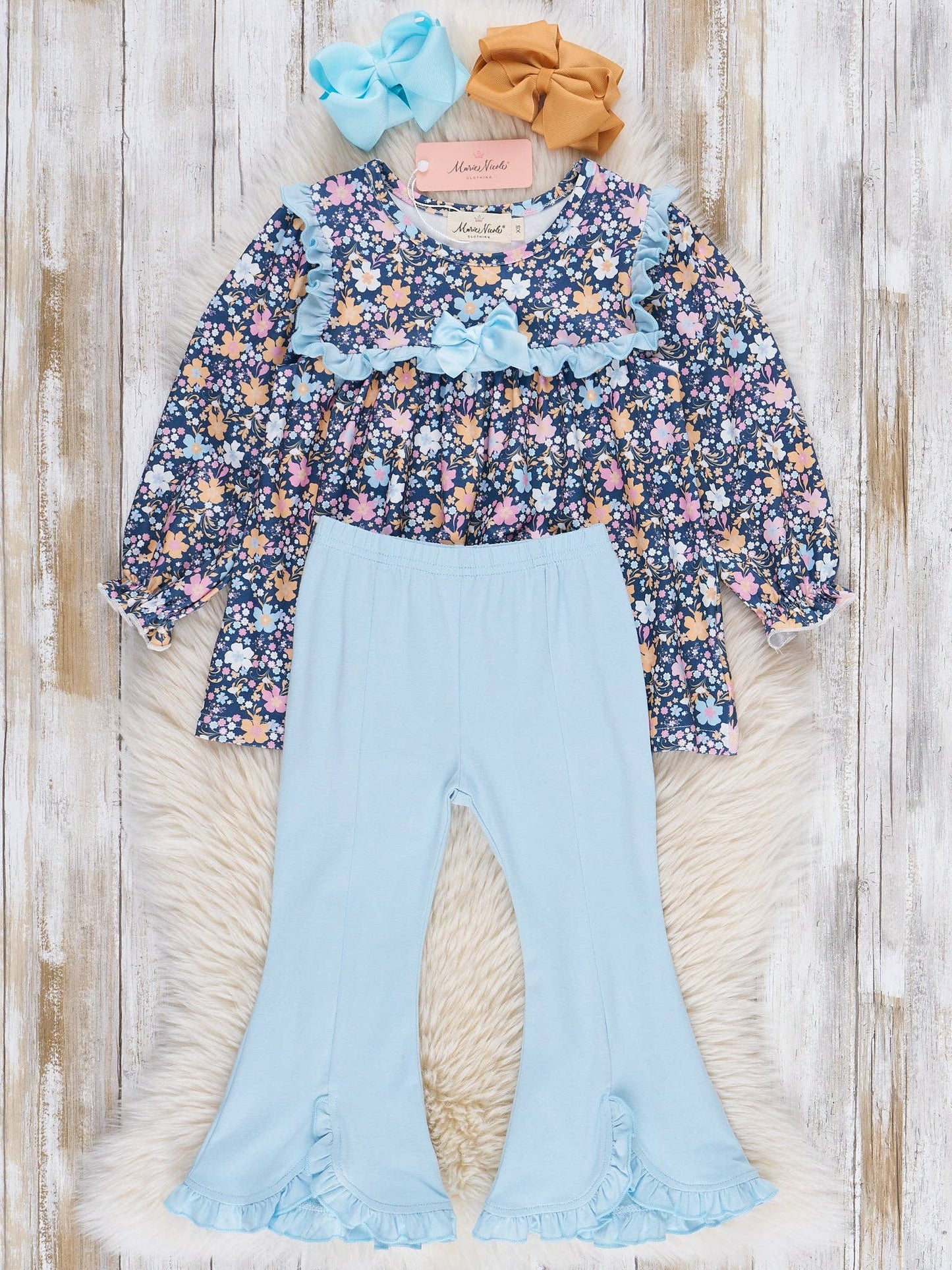 Autumn Bloom Ruffle Outfit